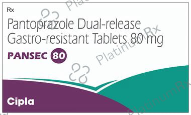 Pansec 80mg Tablet 15s