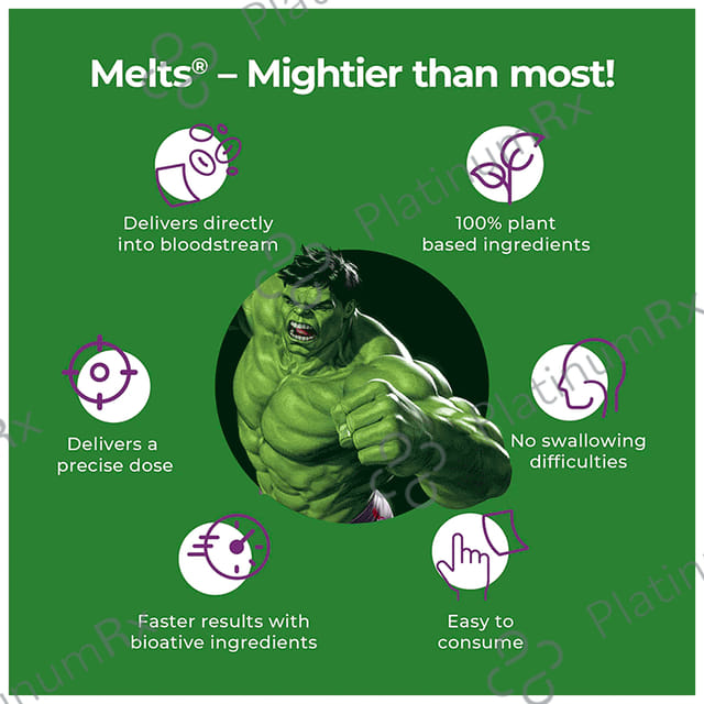 Wellbeing Nutrition Marvel Melts Into Mighty Omega Oral Thin Strip Age 6+ Strawberry Mint