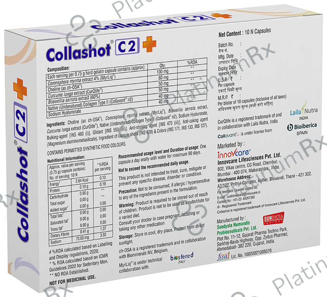 Collashot C 2 Plus Capsule 10s