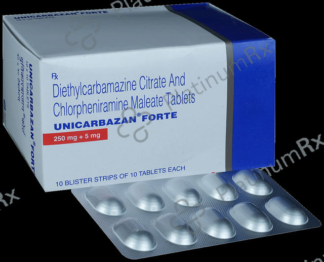 Unicarbazan Forte Tablet 10 Tablet