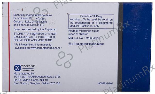 Topcid 40mg Tablet 14s