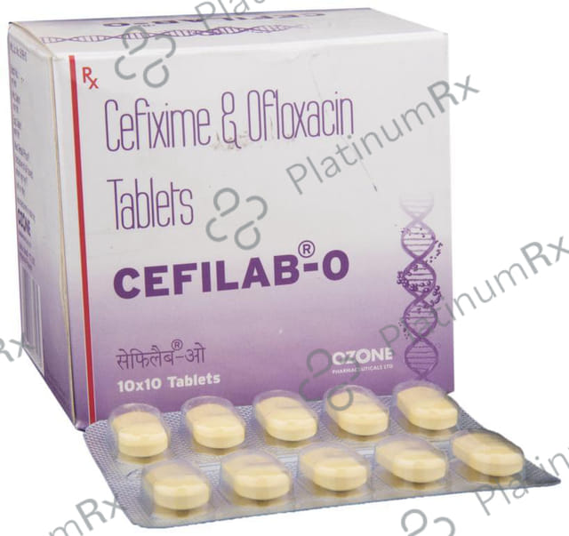 Cefilab O 200/200mg Tablet 10s