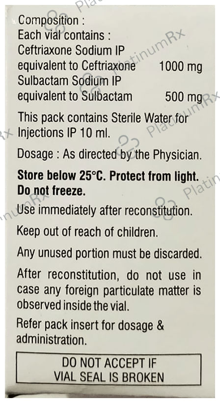 Monobact 1000 mg/500 mg Injection