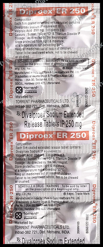 Diproex 250mg Tablet ER 10s