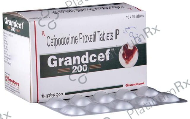 Grandcef 200mg Tablet 10s