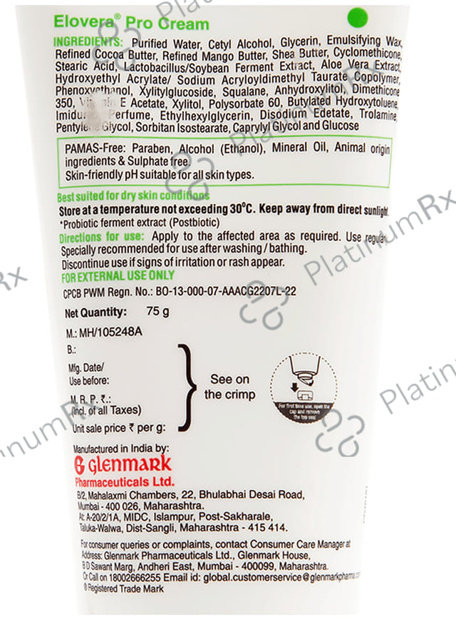 Elovera Pro Cream 75gm