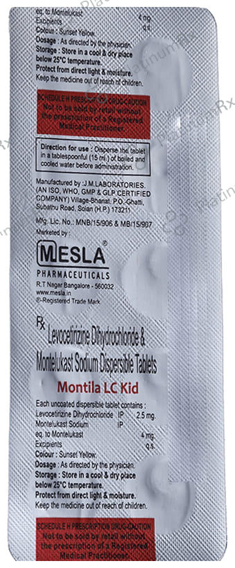 Montila LC Kid Tablet DT