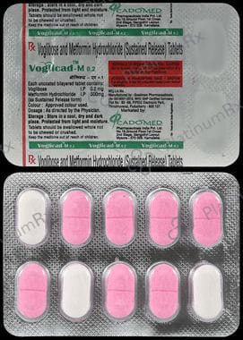Voglicad M 500/0.2mg Tablet 10s