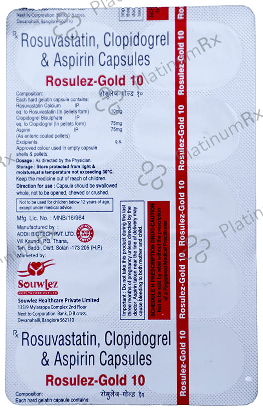 Rosulez Gold 10 Capsule 10s