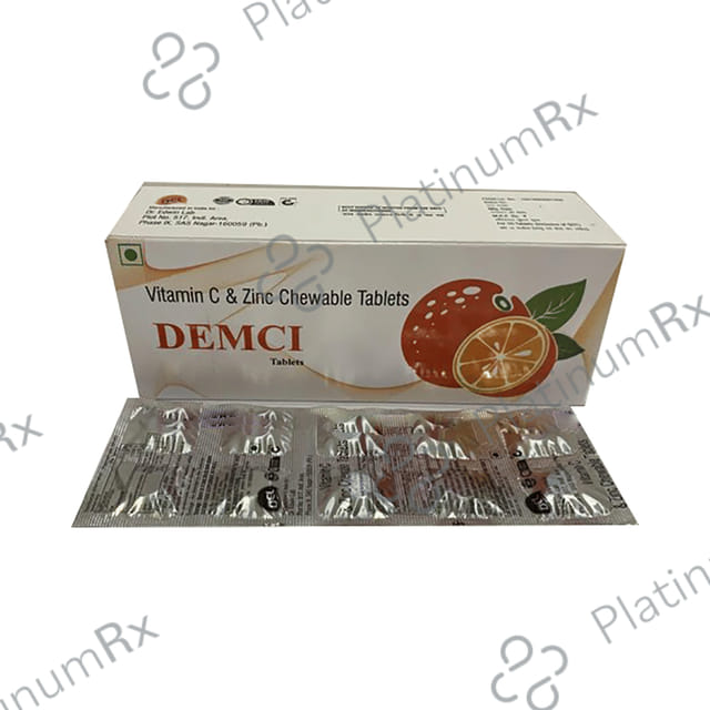 Demci Vitamin C & Zinc Chewable Tablet