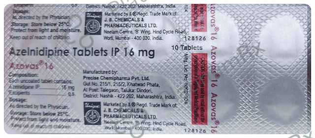 Azovas 16mg Tablet 10s
