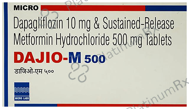 Dajio M 10/500mg Tablet SR 10s