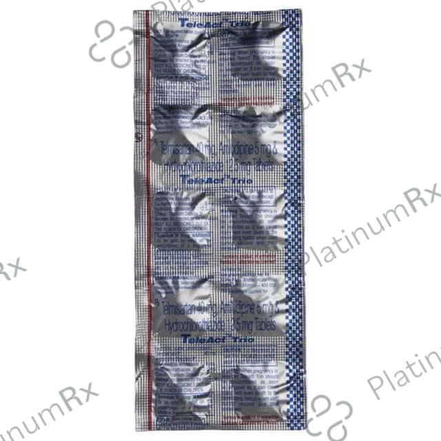 Teleact Trio 5/12.5/40mg Tablet 10s