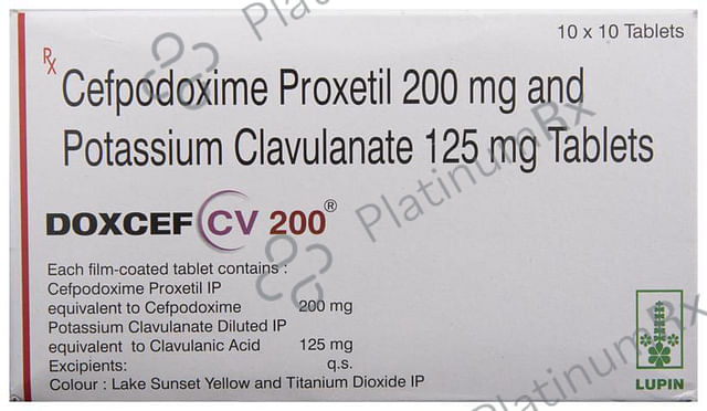 Doxcef CV 200/125mg Tablet 10s