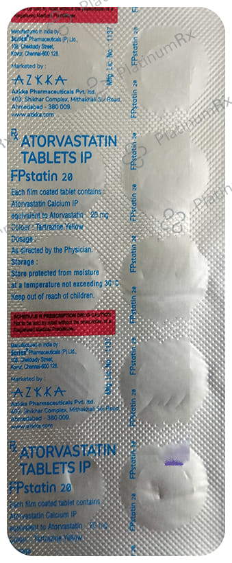 Fpstatin 20 Tablet