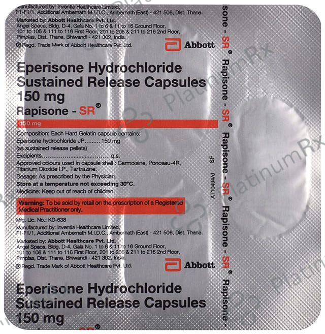Rapisone 150mg Capsule SR 5s