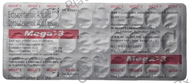 Mega 3 Soft Gelatin Capsule 30s