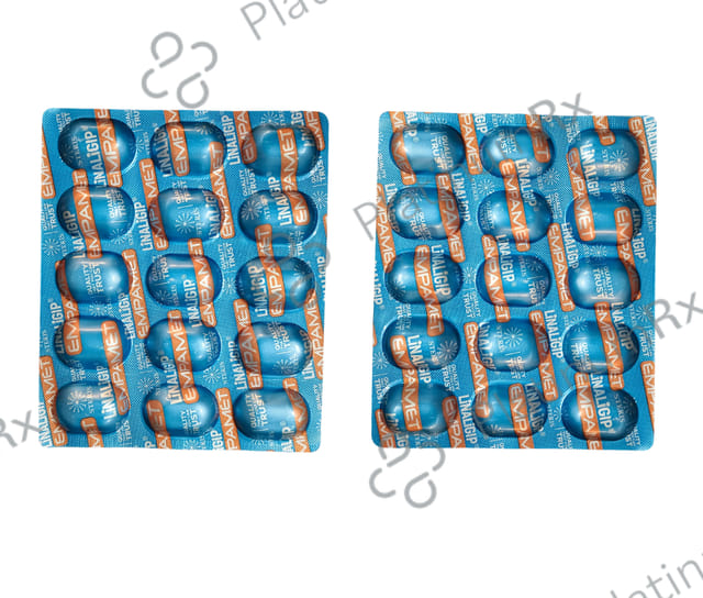 Linaliglip Empamet 25/5/1000 Tablet 15s