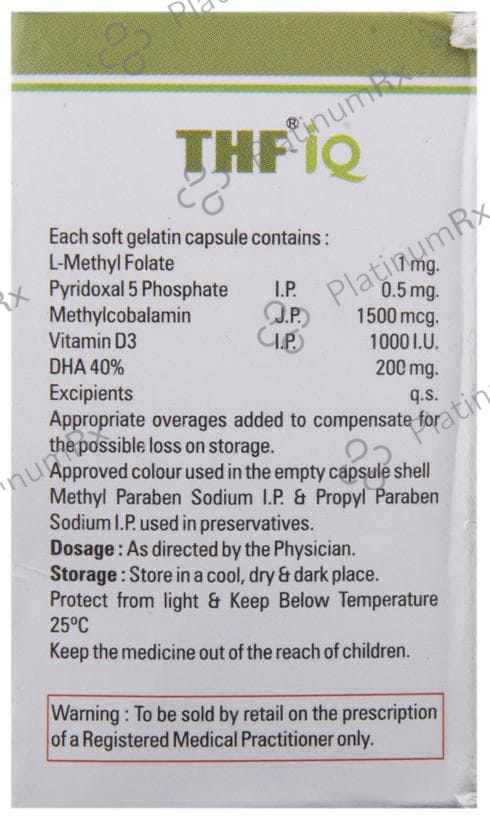 THF -IQ Softgel Capsule