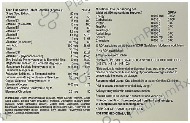 Nutrikit Tablet 15s