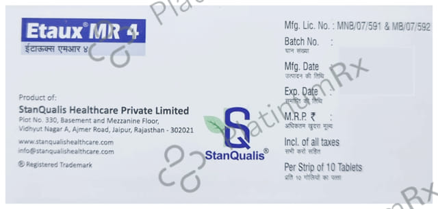 Etaux MR 60mg/4mg Tablet 10s