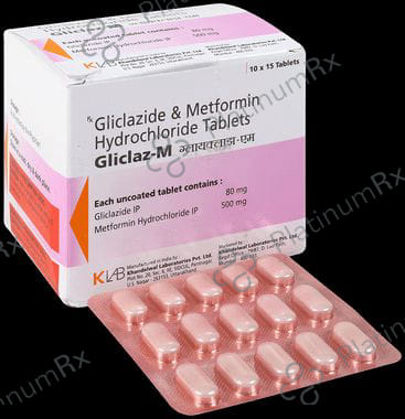 Gliclaz M 80/500mg Tablet 15s