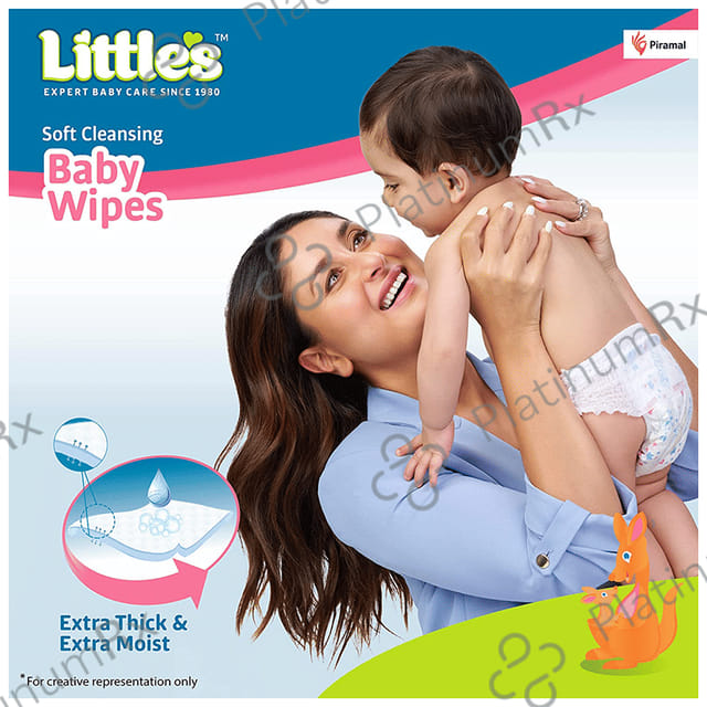 Little's Soft Cleansing Baby Wipes 80 wipes