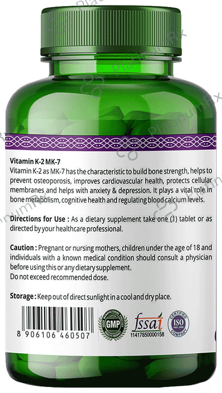 Simply Herbal Plant Based Vitamin D-K2 Tablet