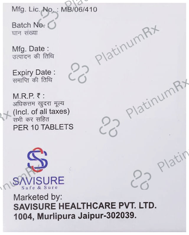 Savipod 100 DT Tablet 10s