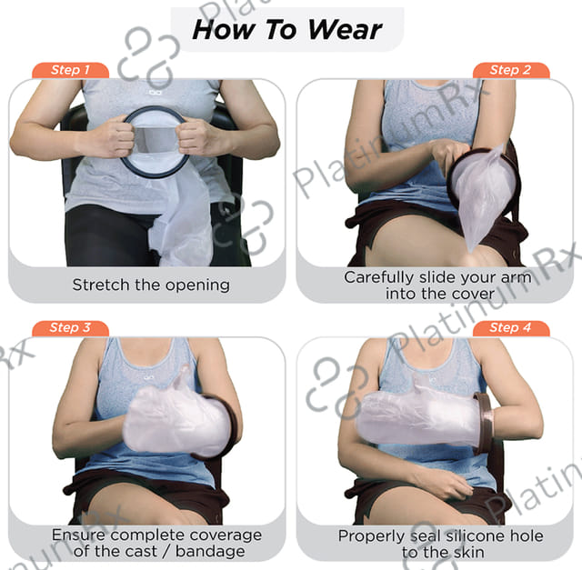 Vissco Core Cast Cover - Arm upto Wrist Universal Grey