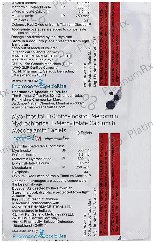 Cystarx M Tablet 10s
