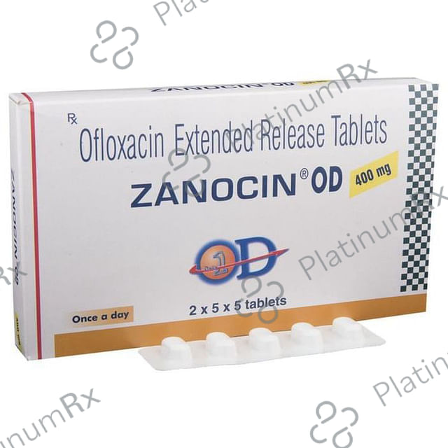 Zanocin OD 400mg Tablet ER 5s
