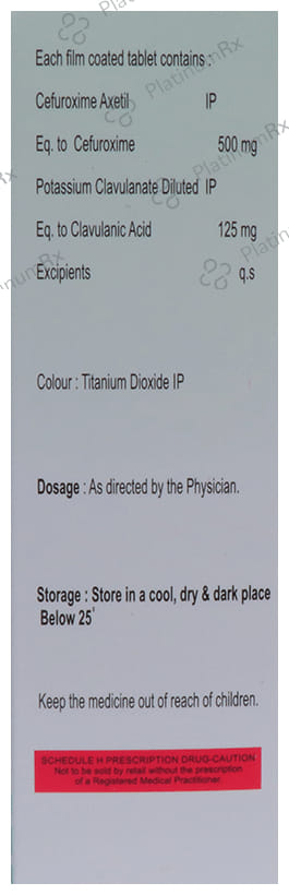 Gefrin CV 500/125mg Tablet 6s