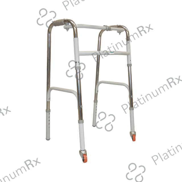 Tynor L 29 Walker Invalid's HD with Front Wheels Silver Universal