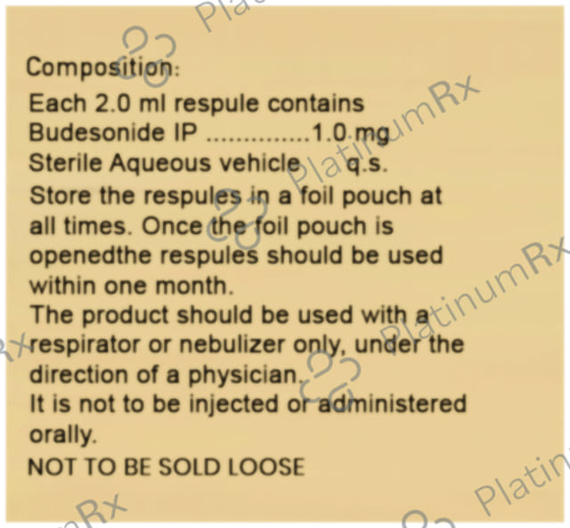 Derinide 1mg Respules 5X2ml