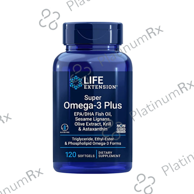 Life Extension Super Omega 3 Plus Softgels 120s