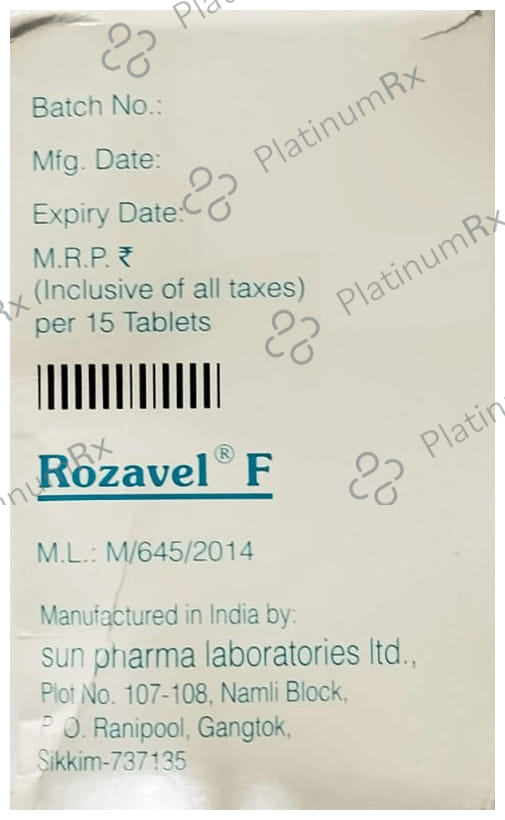 Rozavel F 160/10mg Tablet 15s