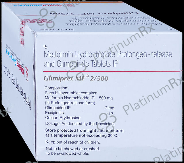 Glimiprex MF 2/500mg Tablet PR 15s