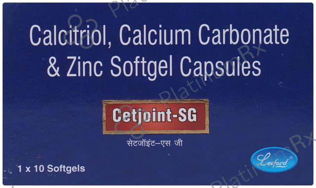 Cetjoint SG Soft Gelatin Capsule 10s