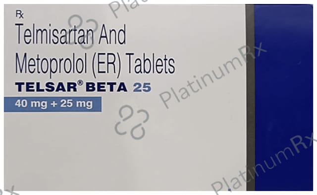 Telsar Beta 25/40mg Tablet ER 15s