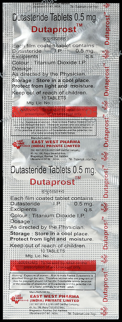 Dutaprost 0.5mg Tablet 10s