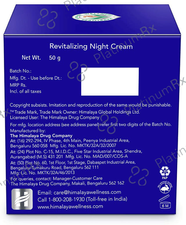 Himalaya Revitalizing Night Cream