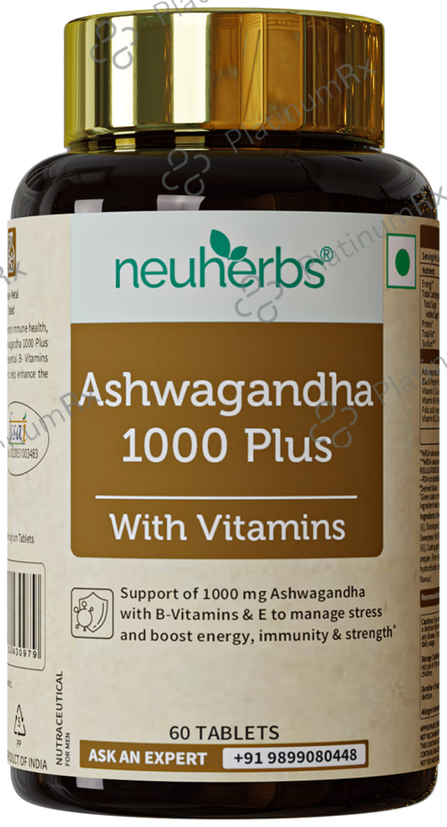 Neuherbs Ashwagandha 1000 Plus Tablet