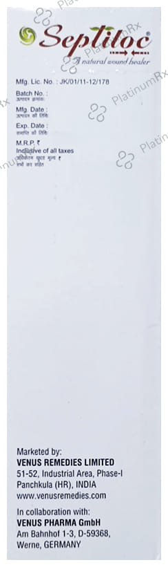 Septiloc Solution - Protects from Infections & Promotes Faster Wound Healing 100 ml