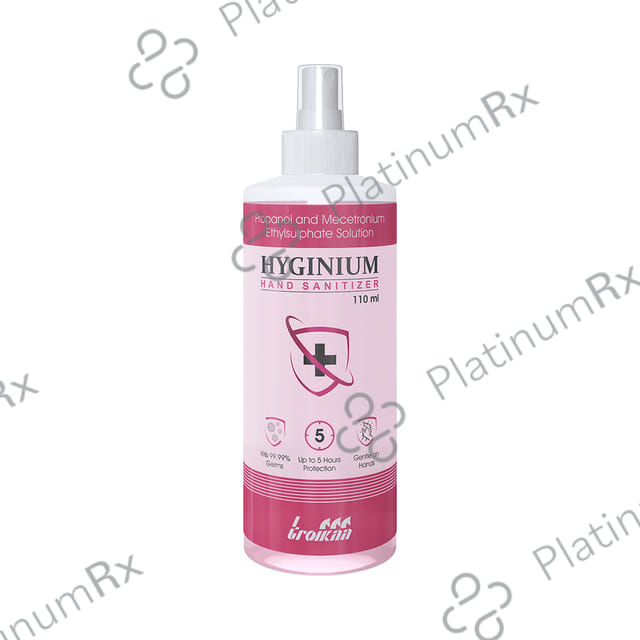 Hyginium Hand Sanitizer Solution 110ml