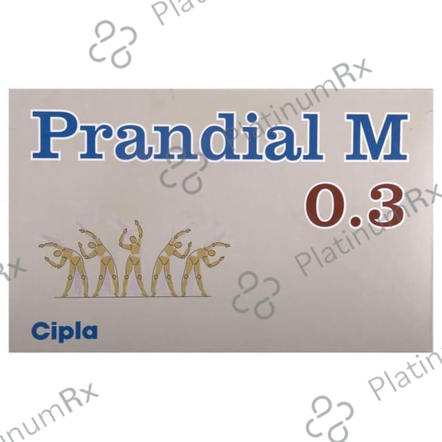 Prandial M 0.3 Tablet