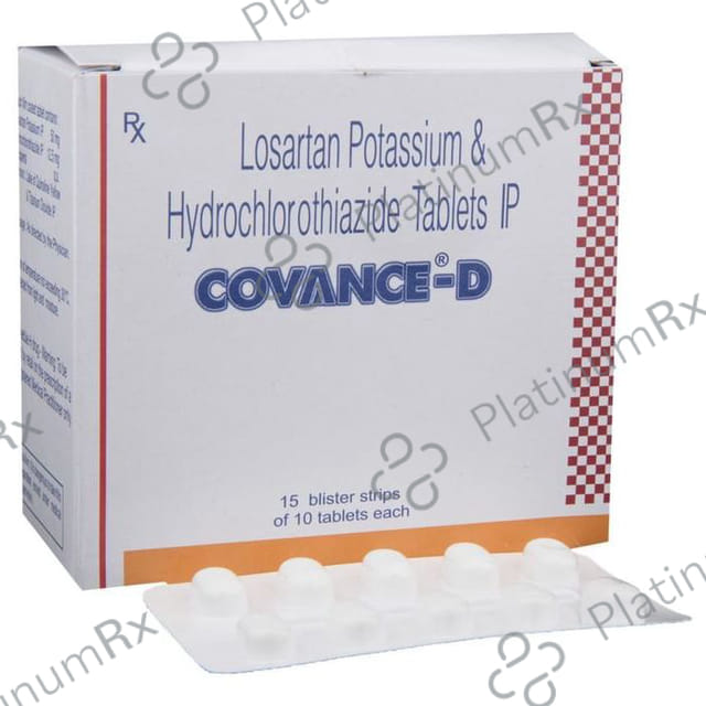 Covance D 50/12.5mg Tablet 10s