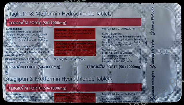 Tergra M Forte 50/1000mg Tablet 10s