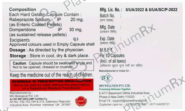 Bmk DSR 30/20mg Capsule 10s