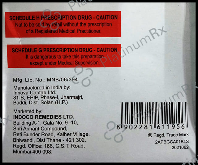 Prichek GMP 2/500/15mg Tablet ER 15s